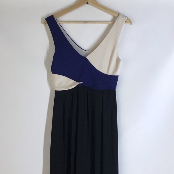 Maeve By Anthropologie Elysian Maxi Color Block Grecian Dress XS - Picture 4 of 11